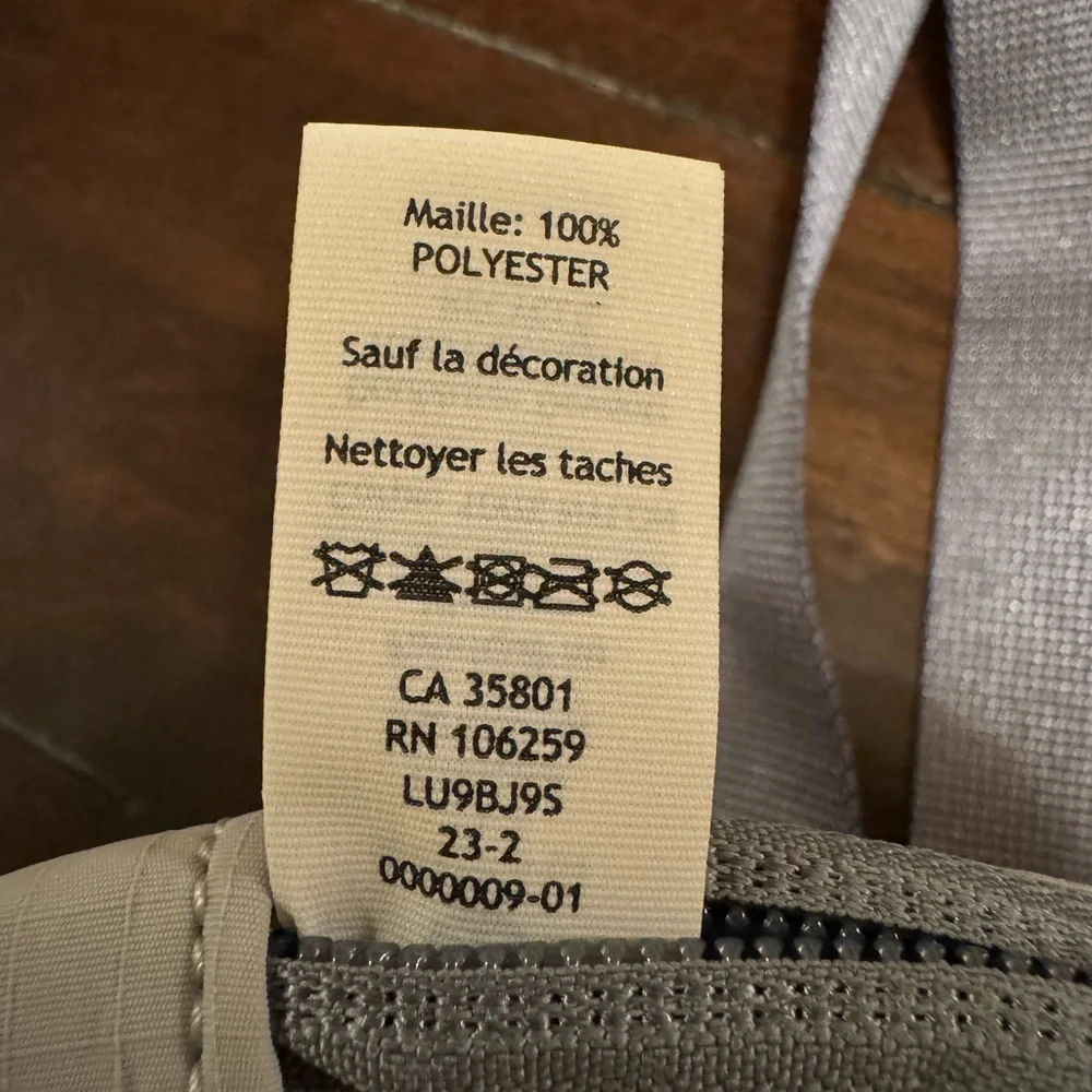 NWOT Lululemon Everywhere Mini Belt Bag Gray Ripstop Adjustable LU9BJ9S - Picture 6 of 6